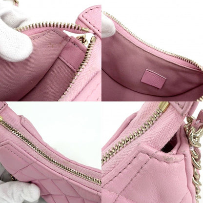 Chanel Shoulder Bag Quilted Mini Hobo Mini Chain Bag Pochette Crossbody — view 8