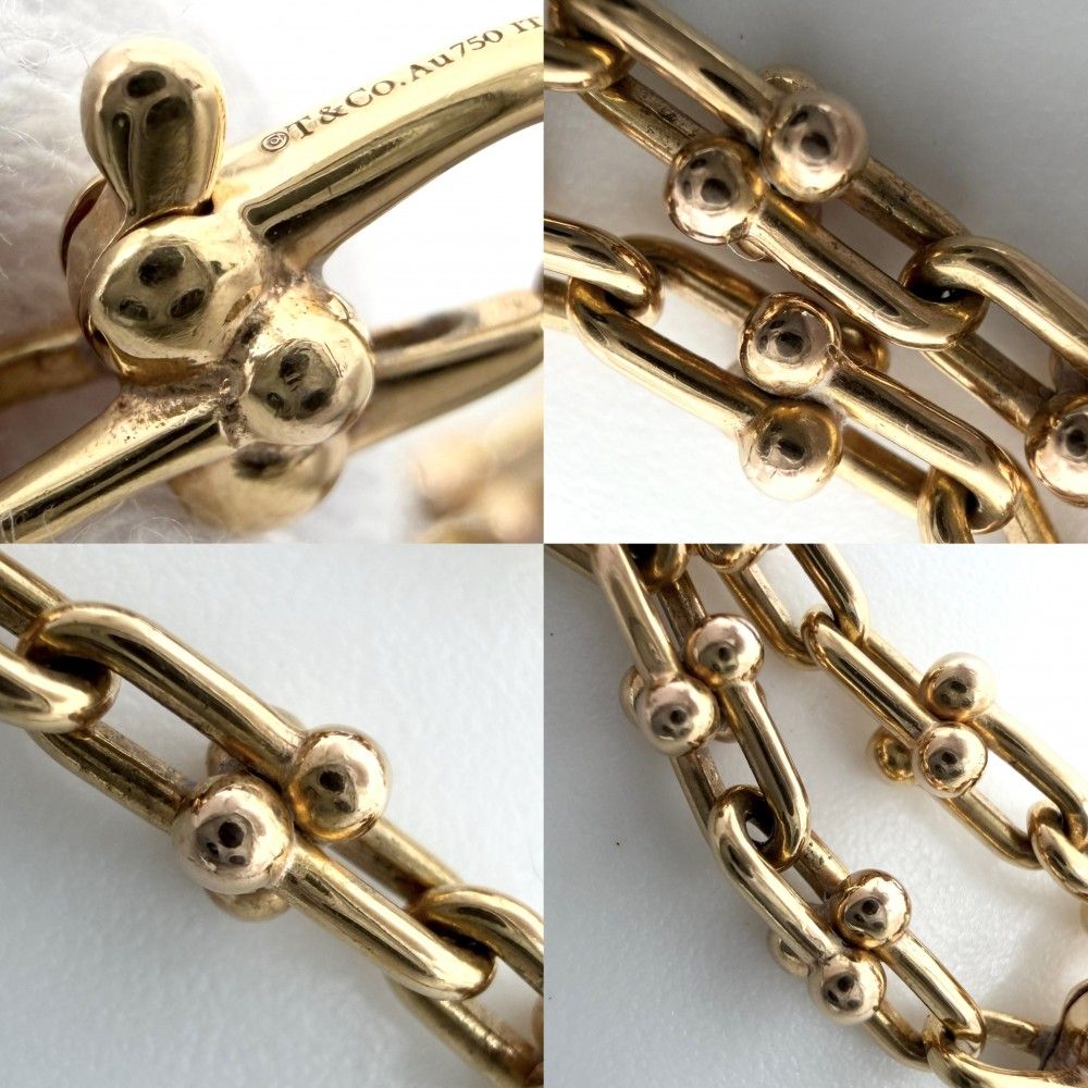 Tiffany & Co HardWear Bracelet Micro Link 18K Yellow Gold — view 4