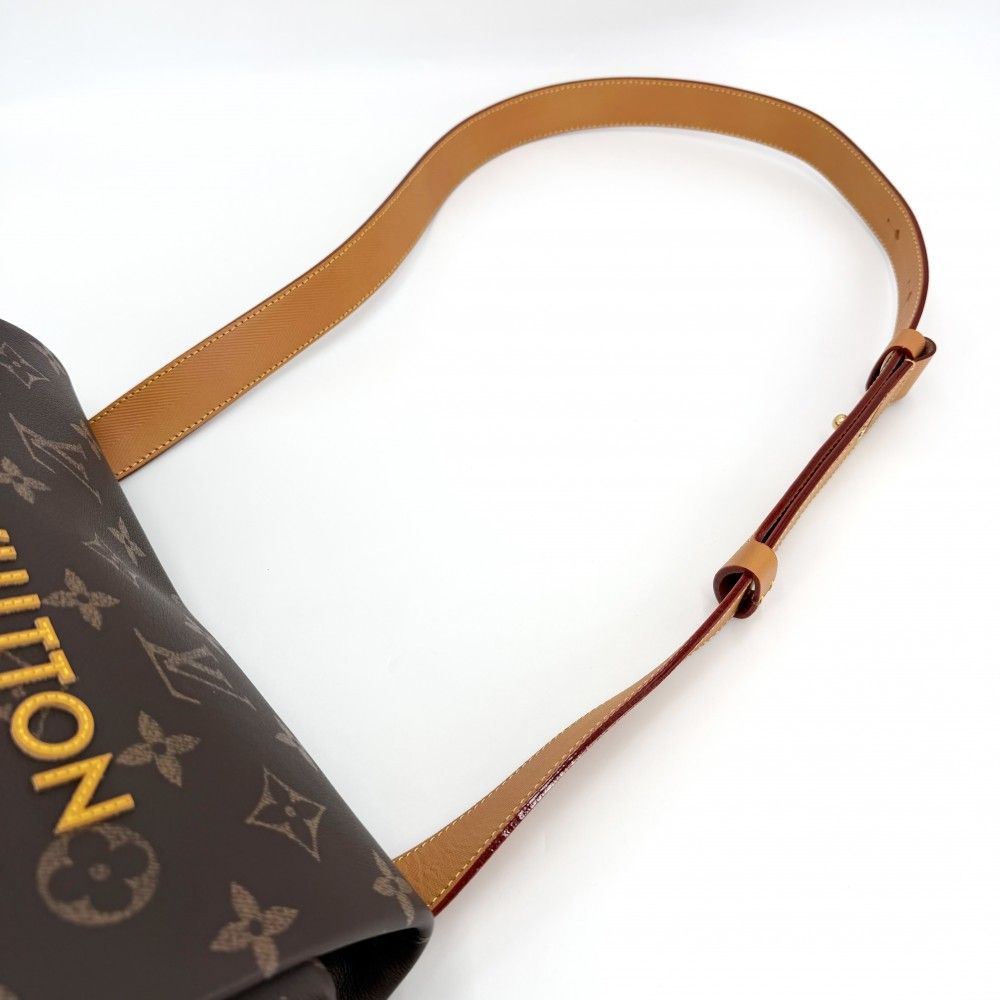 Louis Vuitton Shoulder Bag Monogram Takeout Messenger Crossbody Canvas Brown — view 8