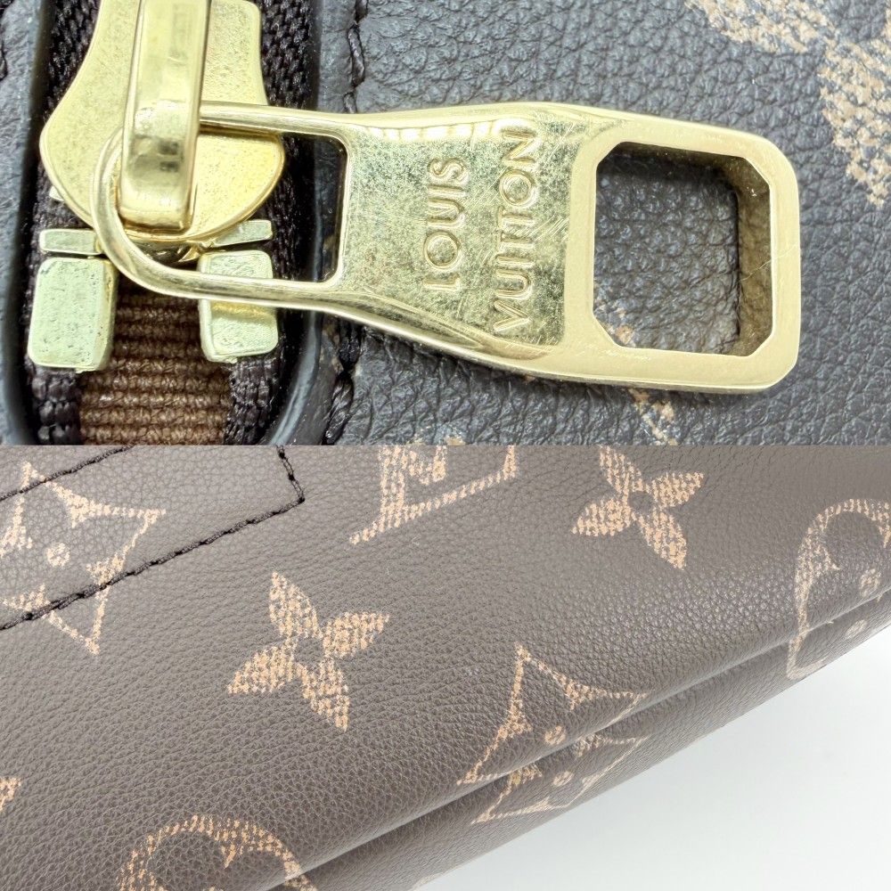 Louis Vuitton Shoulder Bag Monogram Takeout Messenger Crossbody Canvas Brown — view 7