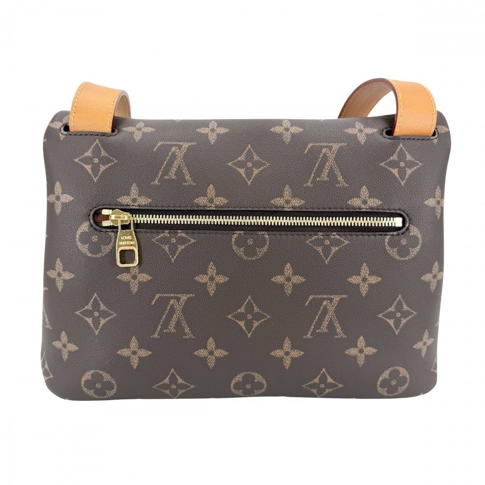 Louis Vuitton Shoulder Bag Monogram Takeout Messenger Crossbody Canvas Brown — view 2