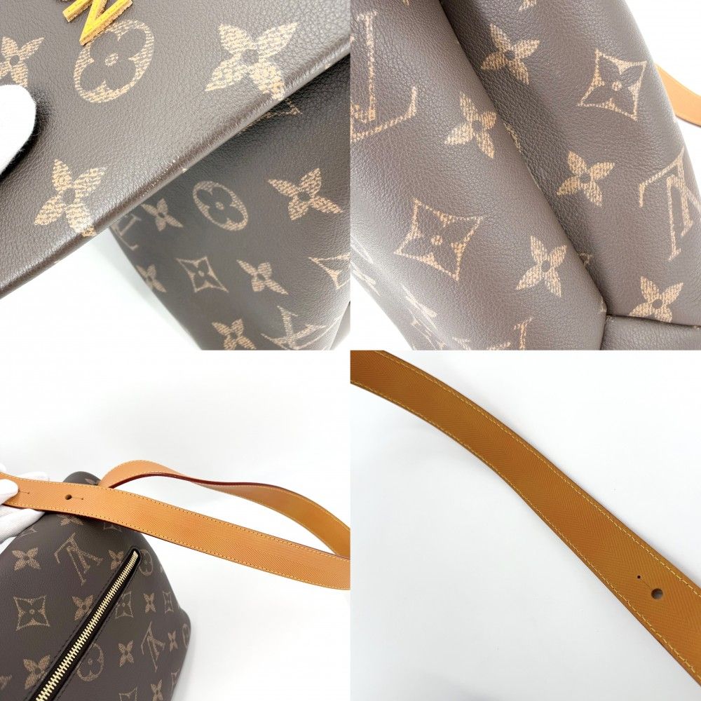 Louis Vuitton Shoulder Bag Monogram Takeout Messenger Crossbody Canvas Brown — view 6