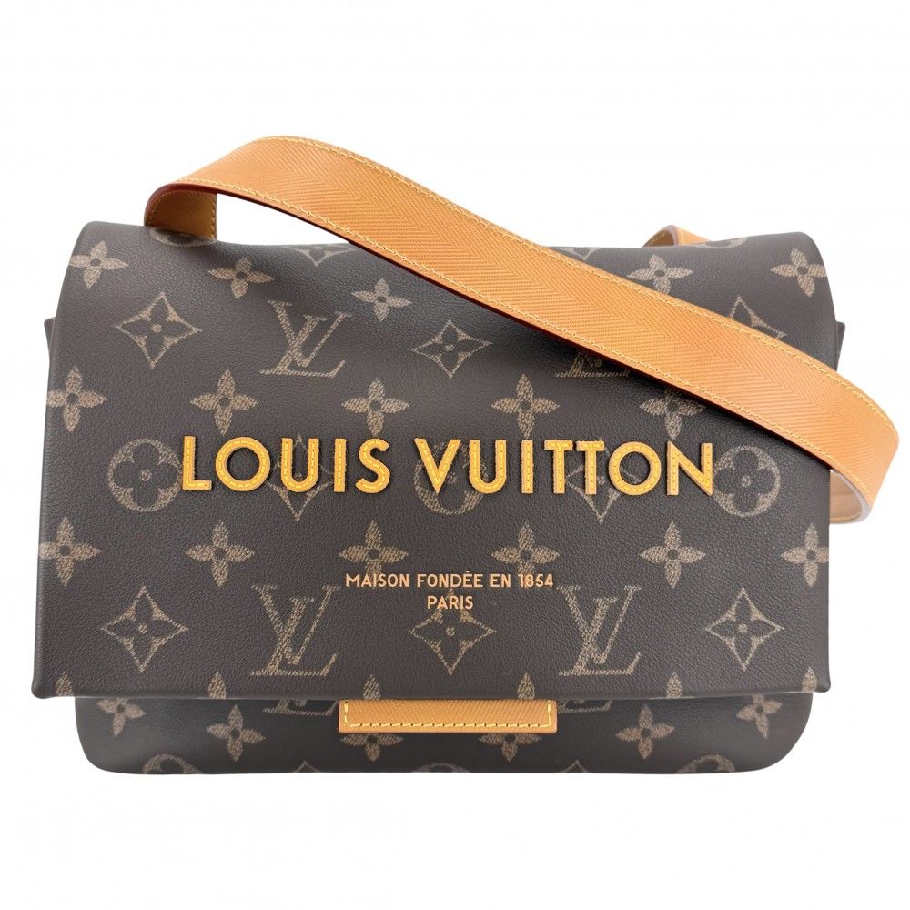 Louis Vuitton Shoulder Bag Monogram Takeout Messenger Crossbody Canvas Brown