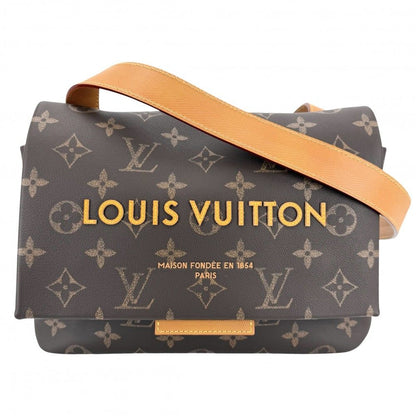 Louis Vuitton Shoulder Bag Monogram Takeout Messenger Crossbody Canvas Brown