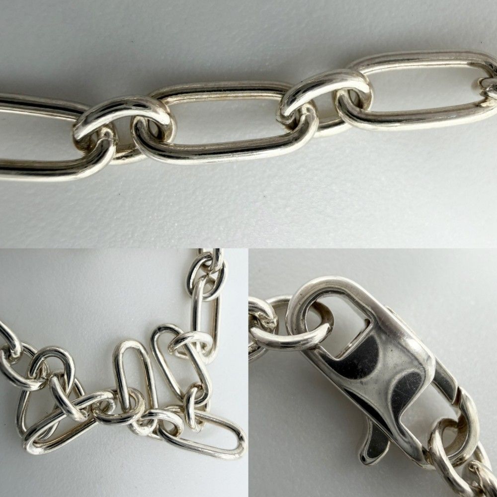 Tiffany & Co 1837 Bracelet Small Double Lock 925 Sterling Silver — view 5