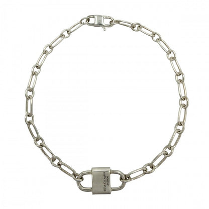 Tiffany & Co 1837 Bracelet Small Double Lock 925 Sterling Silver — view 2