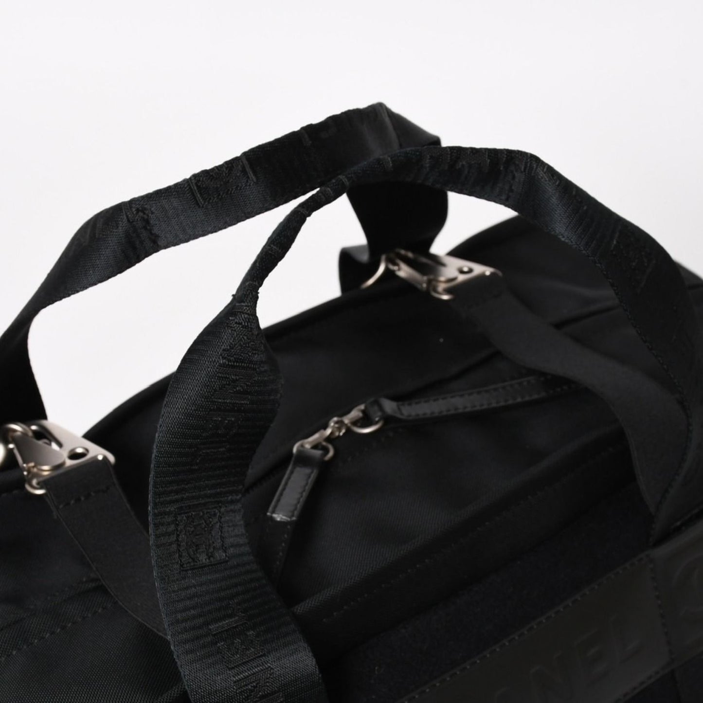 Chanel Sports Line Handbag CC Logo Wool Nylon Navy Black — view 5