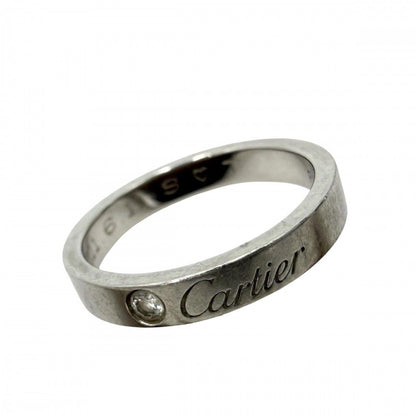 Cartier Ring C de Cartie Diamond 49 Platinum