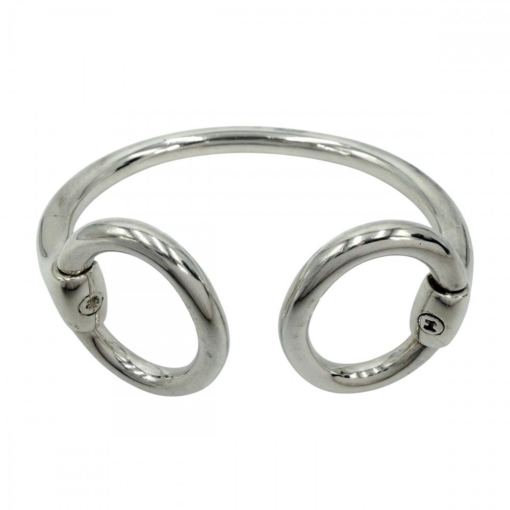 Hermes Bangle Nausicaa Bracelet 925 Sterling Silver