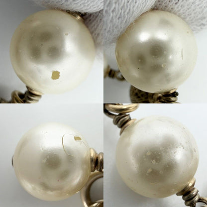 Chanel Necklace Star CC Logo Long Faux Pearl Rhinestone Gold Multicolor — view 5