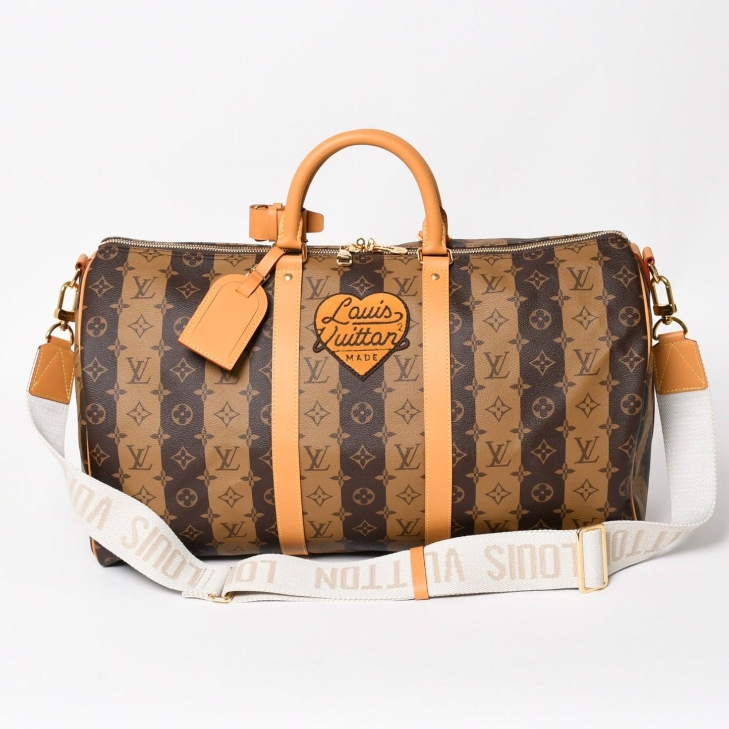 Louis Vuitton NIGO Boston Bag Keepall Bandouliere 50