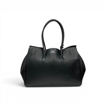 Balenciaga Bel Air Tote Black Silver Carry All Handbag — view 3