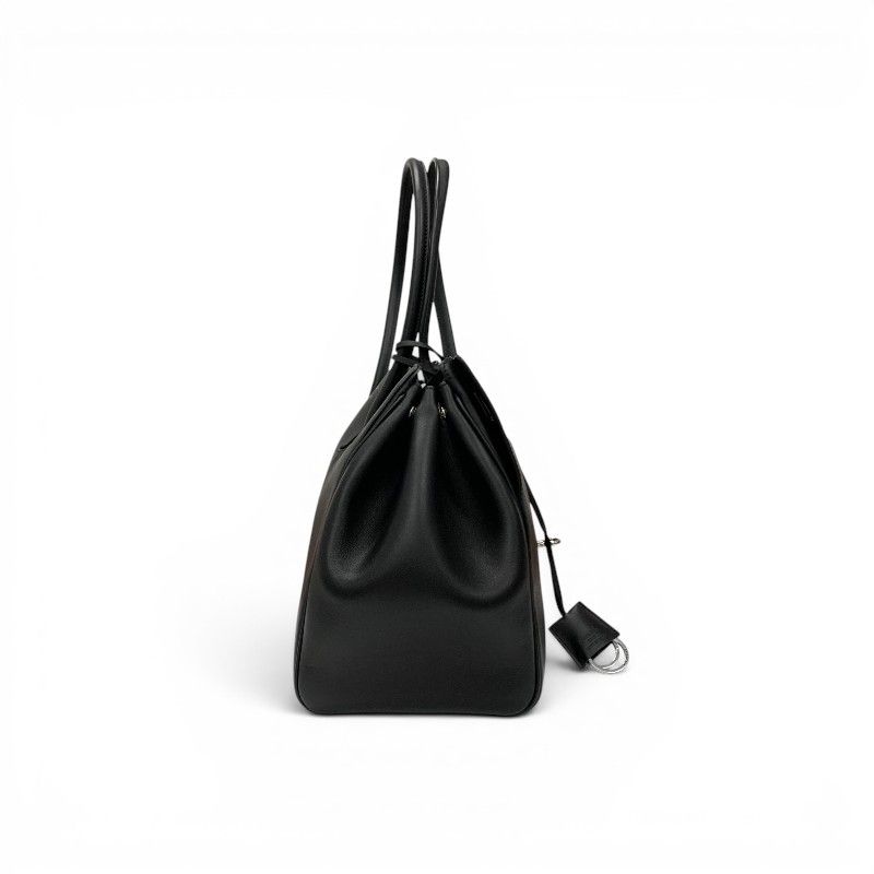Balenciaga Bel Air Tote Black Silver Carry All Handbag — view 2