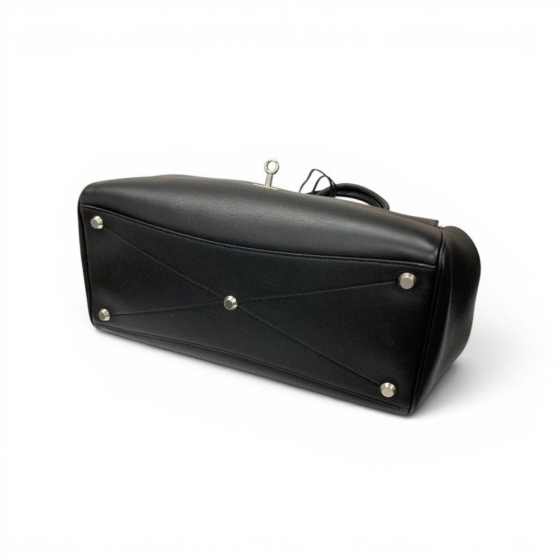 Balenciaga Bel Air Tote Black Silver Carry All Handbag — view 4