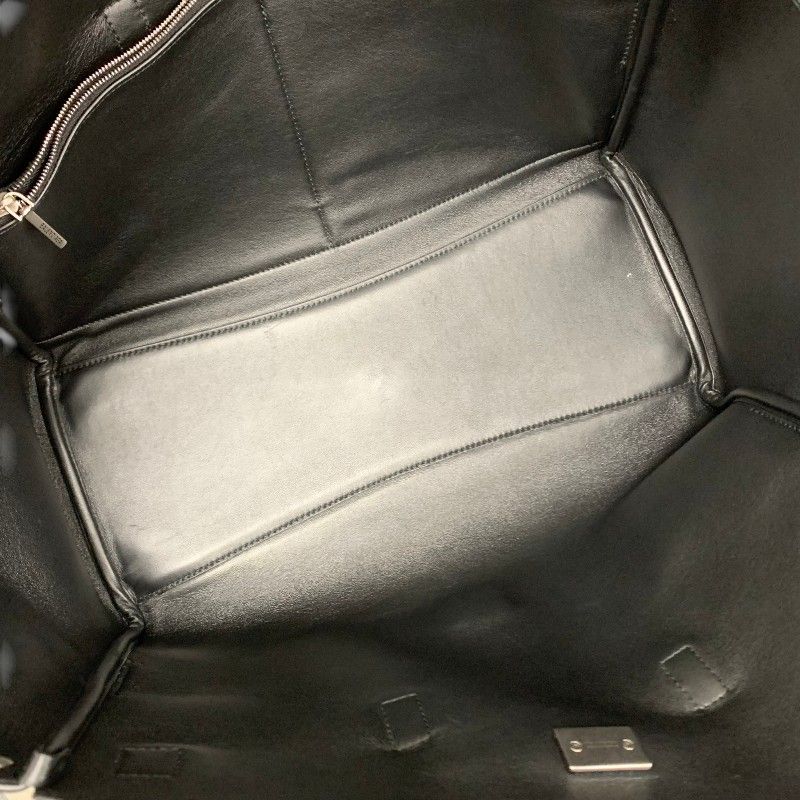 Balenciaga Bel Air Tote Black Silver Carry All Handbag — view 6