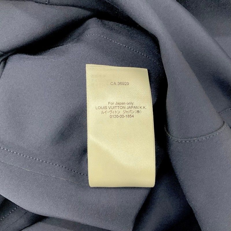 Louis Vuitton Dress Navy White Technical Jersey Sera — view 8