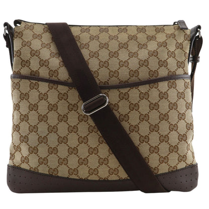 Gucci GG Canvas Brown Shoulder Bag