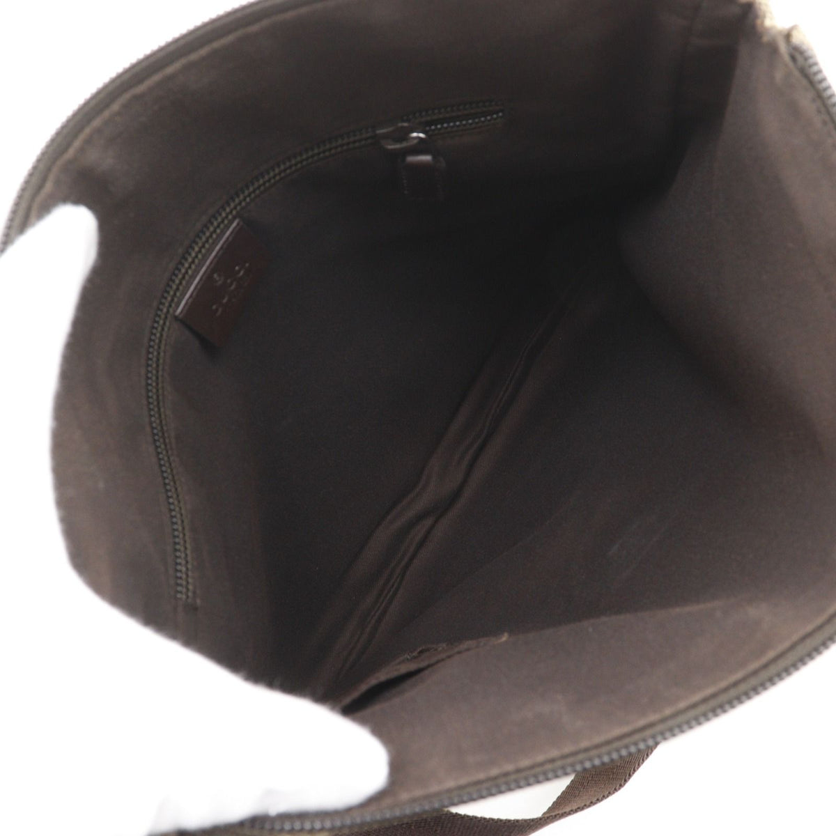 Gucci GG Canvas Brown Shoulder Bag — view 7