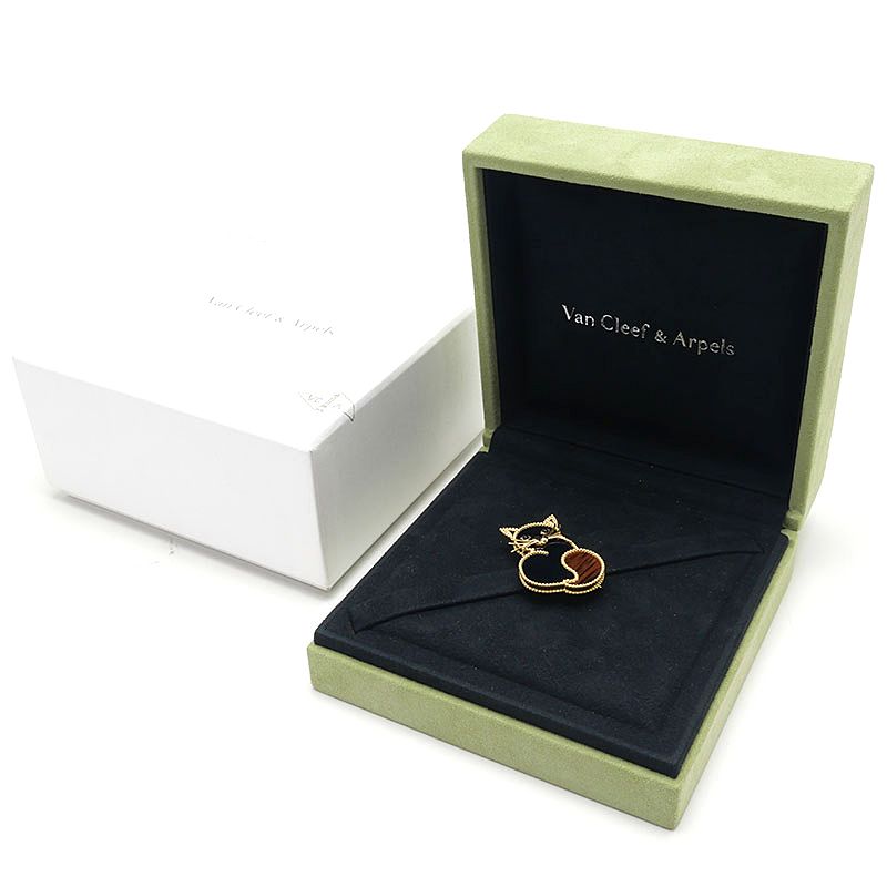 Van Cleef & Arpels Lucky Animals Cat Clip Brooch — view 8