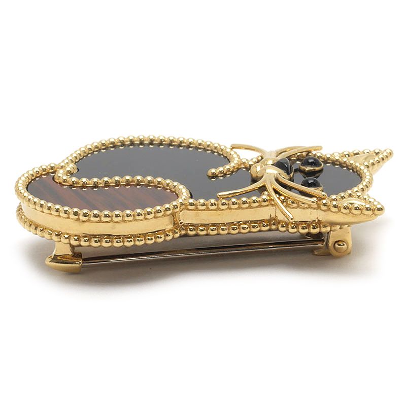Van Cleef & Arpels Lucky Animals Cat Clip Brooch — view 3