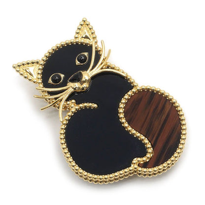 Van Cleef & Arpels Lucky Animals Cat Clip Brooch