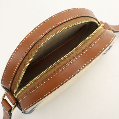Celine Crossbody Shoulder Bag Cotton Leather — view 3