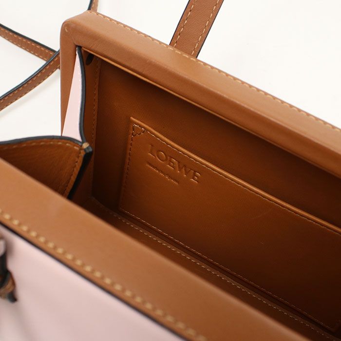 Loewe Postal Small Bag Anagram Handbag Calfskin — view 4