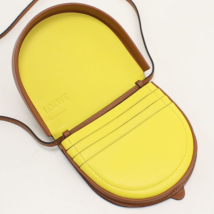 Loewe Coin Case Anagram Shoulder Bag Calfskin — view 3