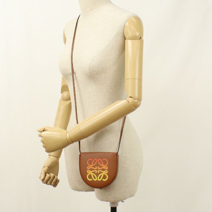 Loewe Coin Case Anagram Shoulder Bag Calfskin — view 7