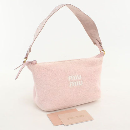 Miu Miu Shoulder Bag Terry Cloth