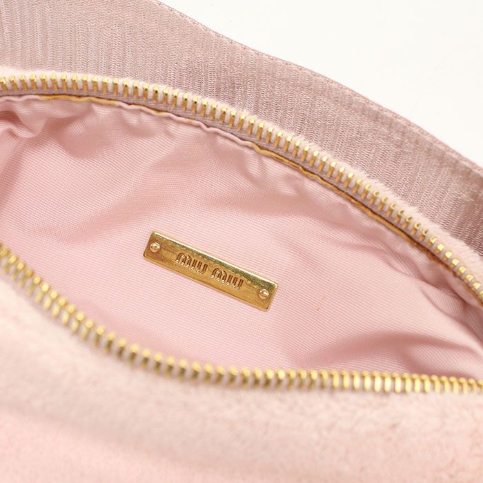 Miu Miu Shoulder Bag Terry Cloth — view 7