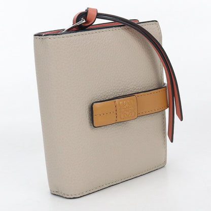 Loewe Compact Zip Wallet Anagram Bifold Soft Grain Calfskin