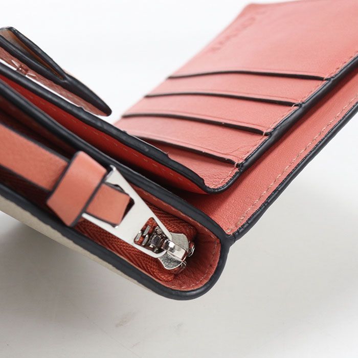 Loewe Compact Zip Wallet Anagram Bifold Soft Grain Calfskin — view 6
