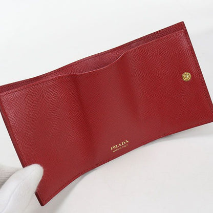 Prada Saffiano Leather Trifold Wallet Calfskin — view 3