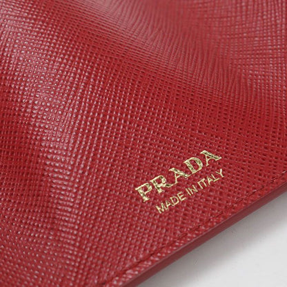 Prada Saffiano Leather Trifold Wallet Calfskin — view 8