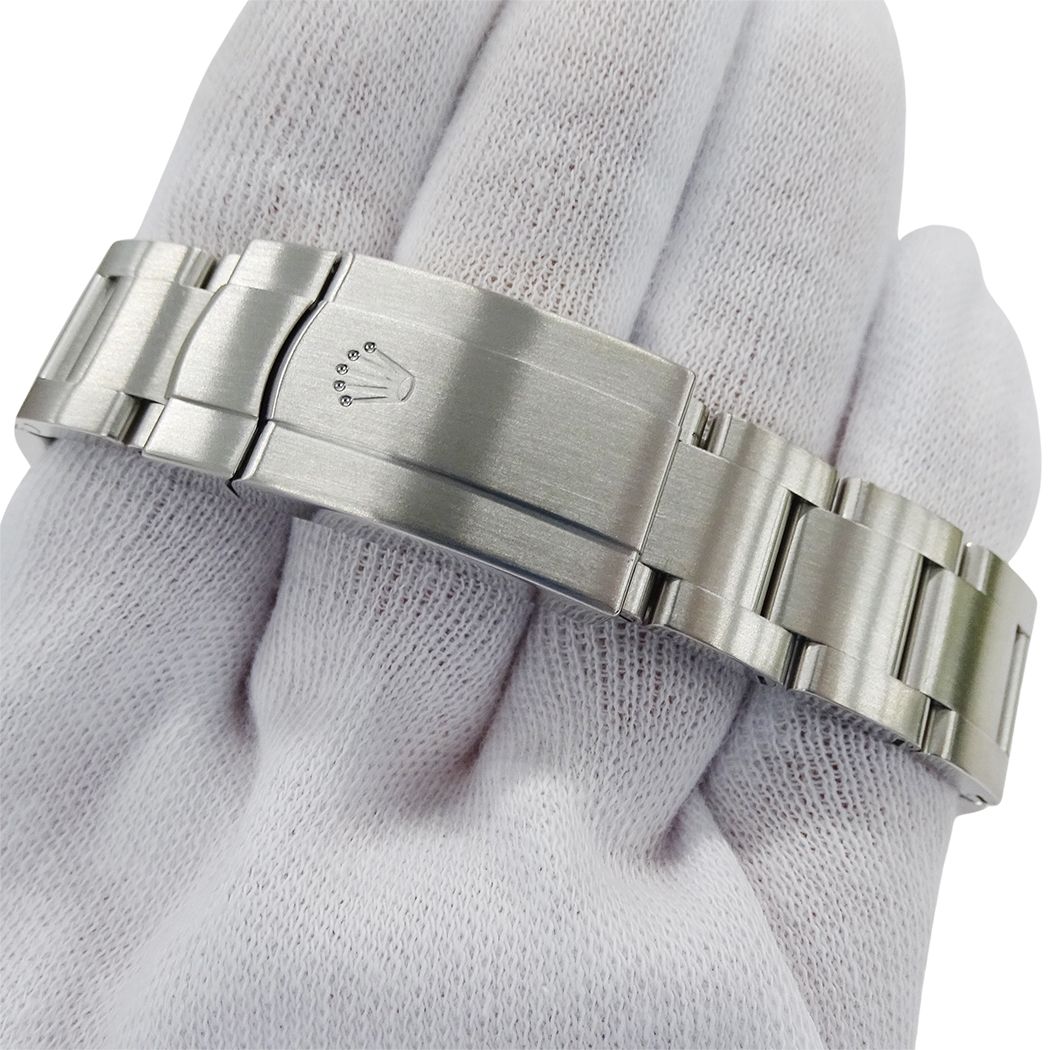 Rolex Air King Number Watch Automatic At Stainless Steel Silver Blue — view 5
