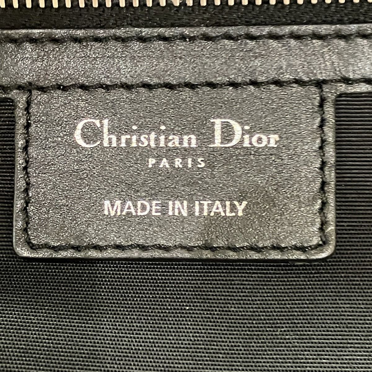 Dior Cannage Small Tote Bag Panarea Canvas Leather — view 4