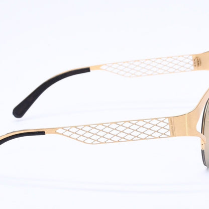 Louis Vuitton Sunglasses Leather Gold Eyewear — view 5