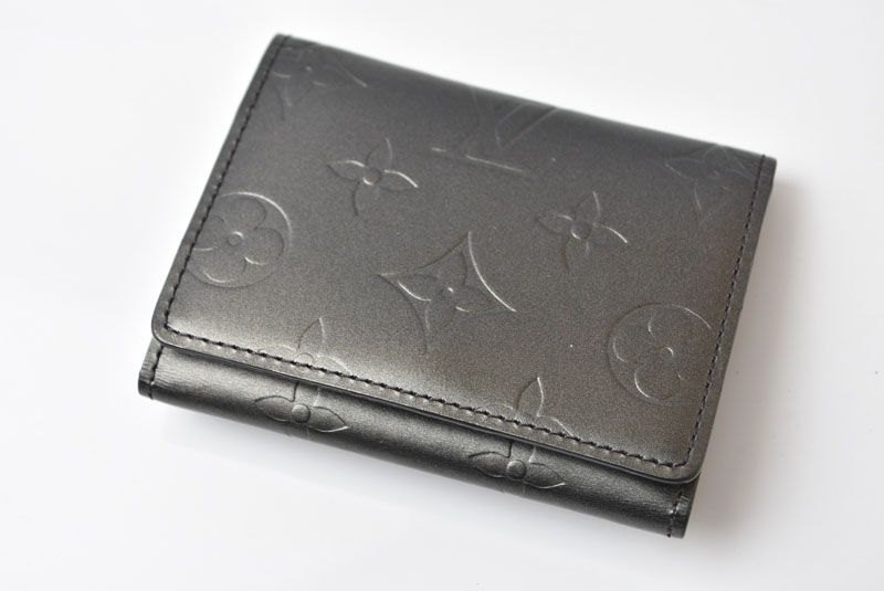 Louis Vuitton Coin Case Card L'Adoree Monogram Matte Noir — view 6
