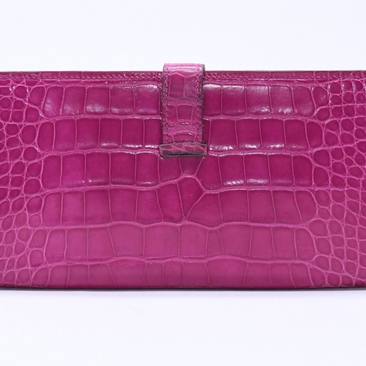 Hermes Wallet Bearn Soufflet Rose Scheherazade Purple Gold — view 3