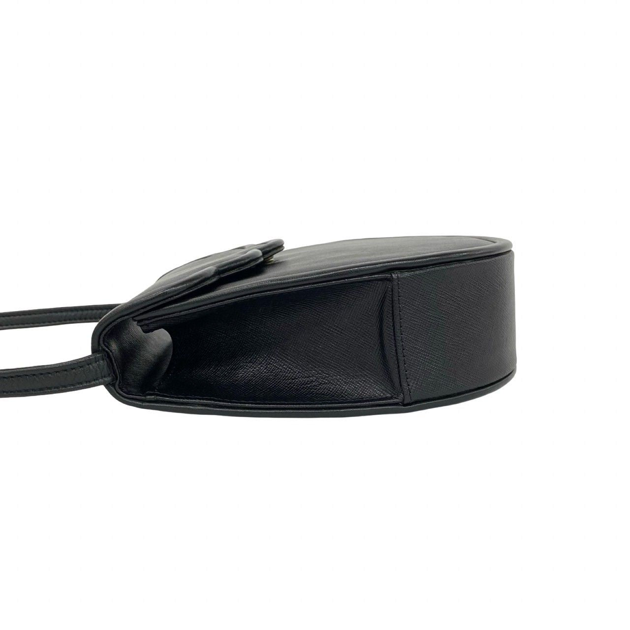 Saint Laurent Box Vintage Leather Mini Shoulder Bag Pochette Black — view 5