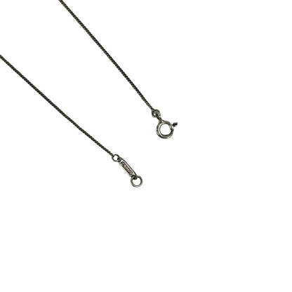 Tiffany & Co Vintage Ribbon Motif Necklace 925 Sterling Silver Pendant — view 4