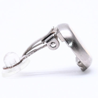 Chanel Vintage CC Logo Earrings 99 Metal Silver Gold — view 4