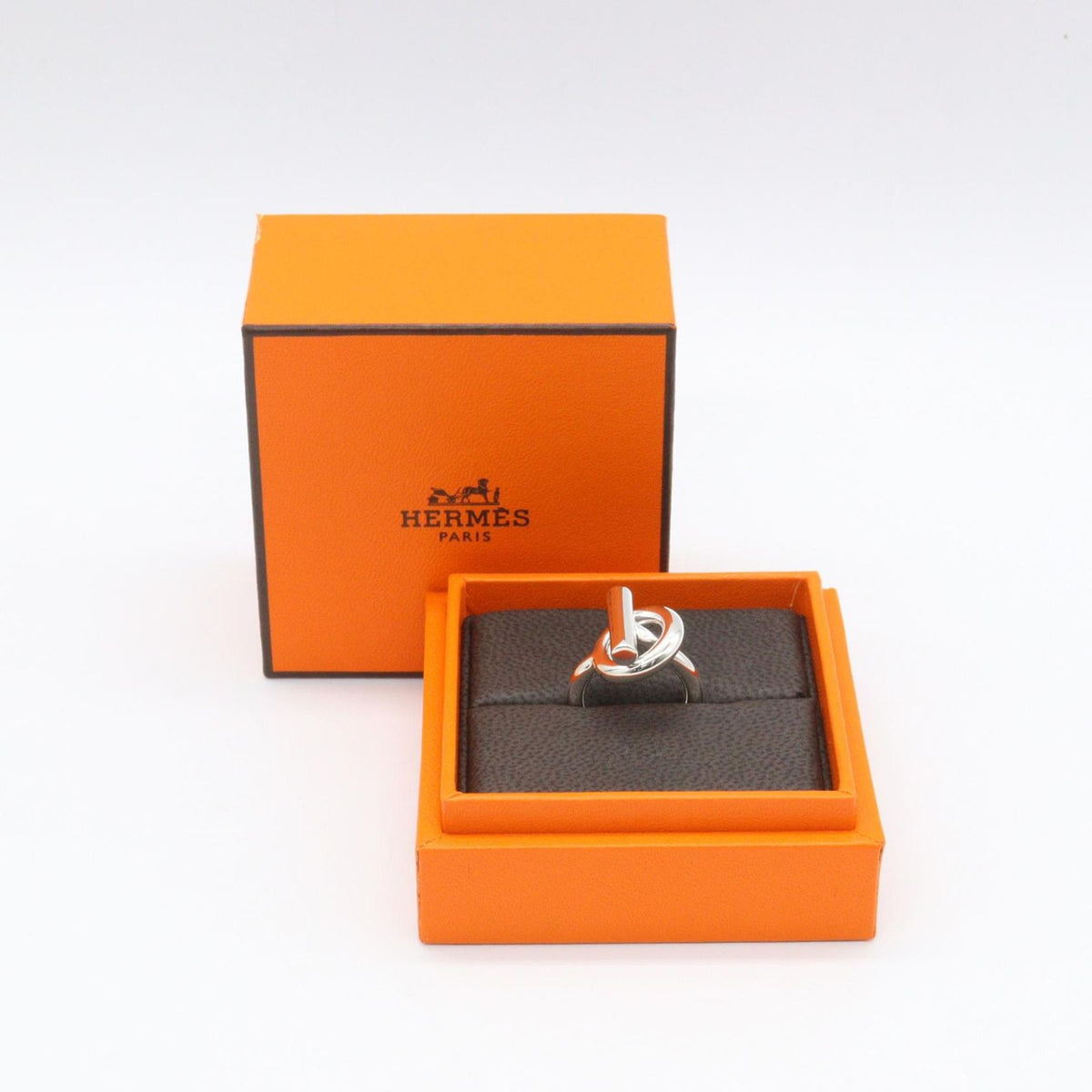 Hermes Ring Echappee MM 925 Sterling Silver — view 7