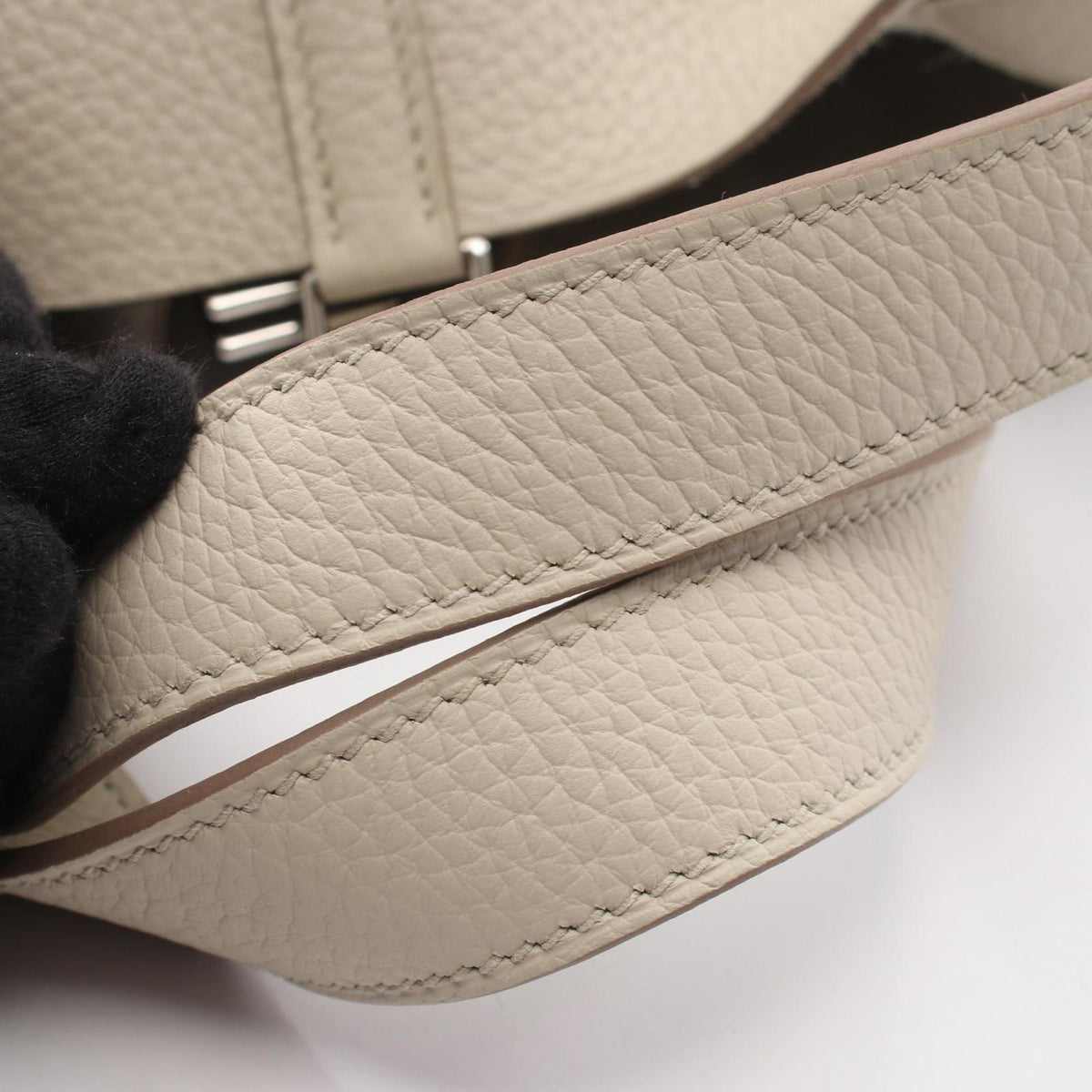 Hermes Handbag Picotin Lock PM Beton Leather — view 7