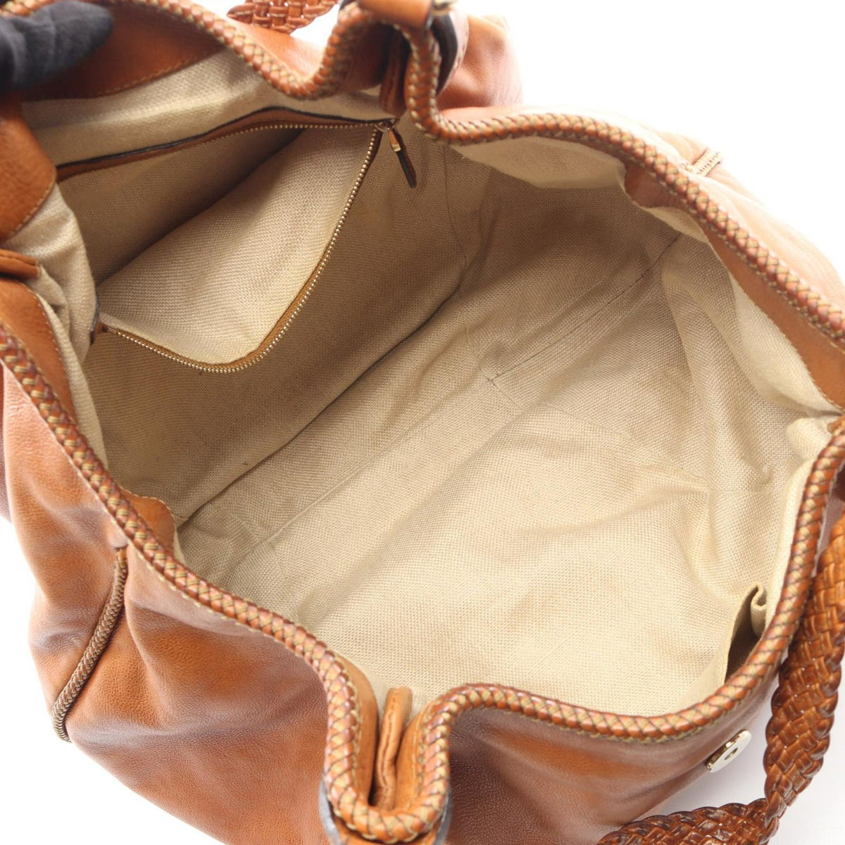 Gucci Shoulder Bag Marrakech Brown Leather — view 3