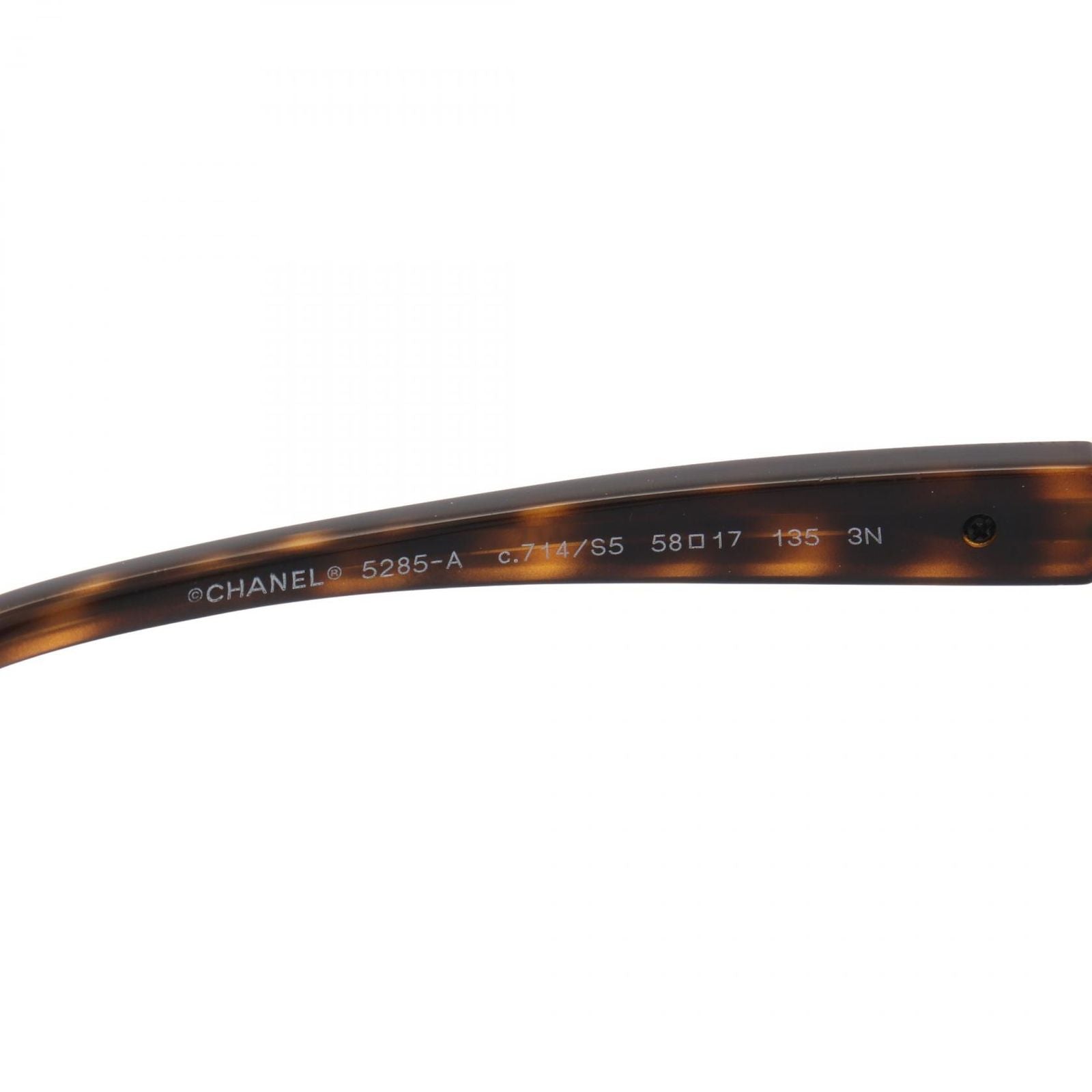 Chanel Sunglasses CC Logo Gradient Black Acetate Eyewear — view 4