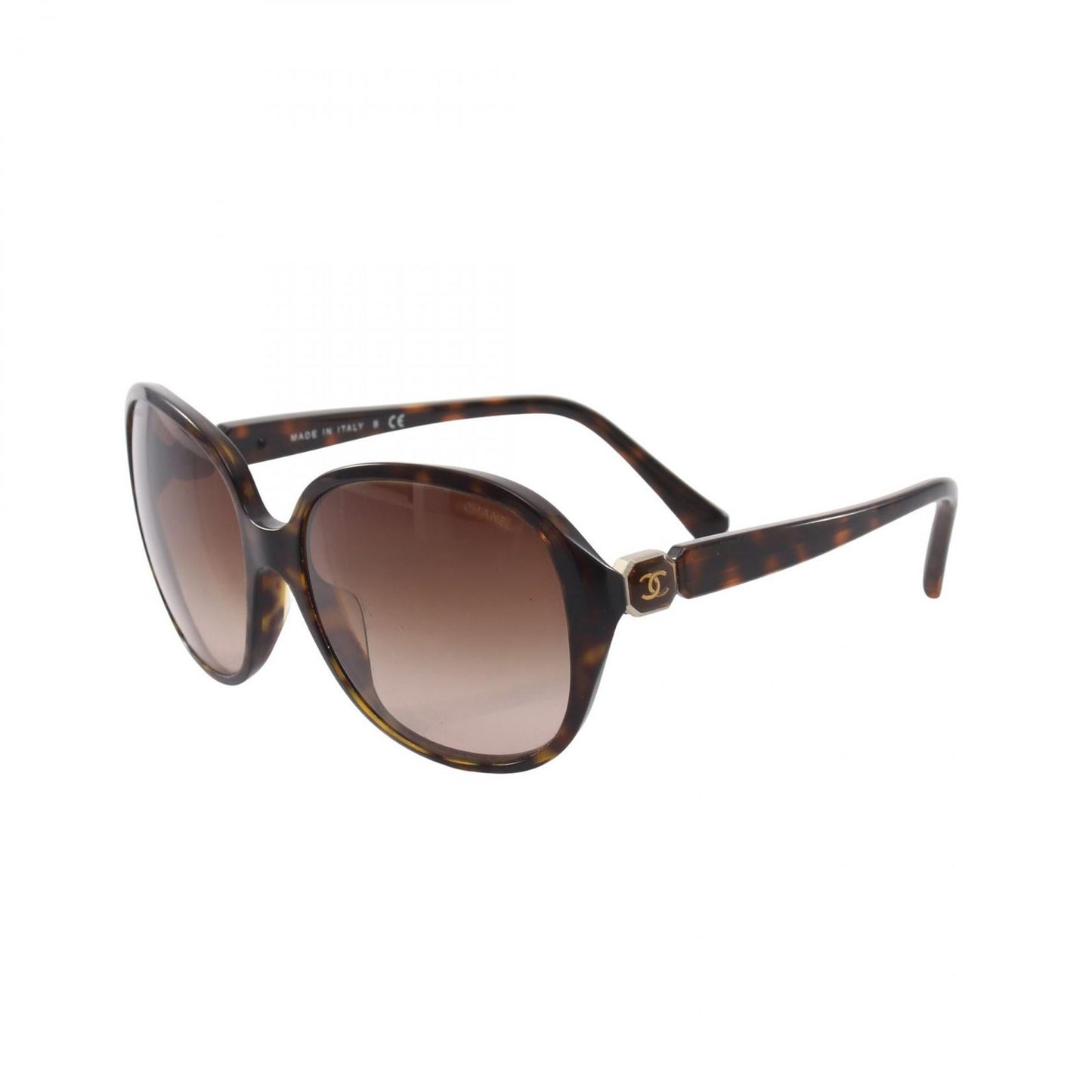 Chanel Sunglasses CC Logo Gradient Black Acetate Eyewear — view 2