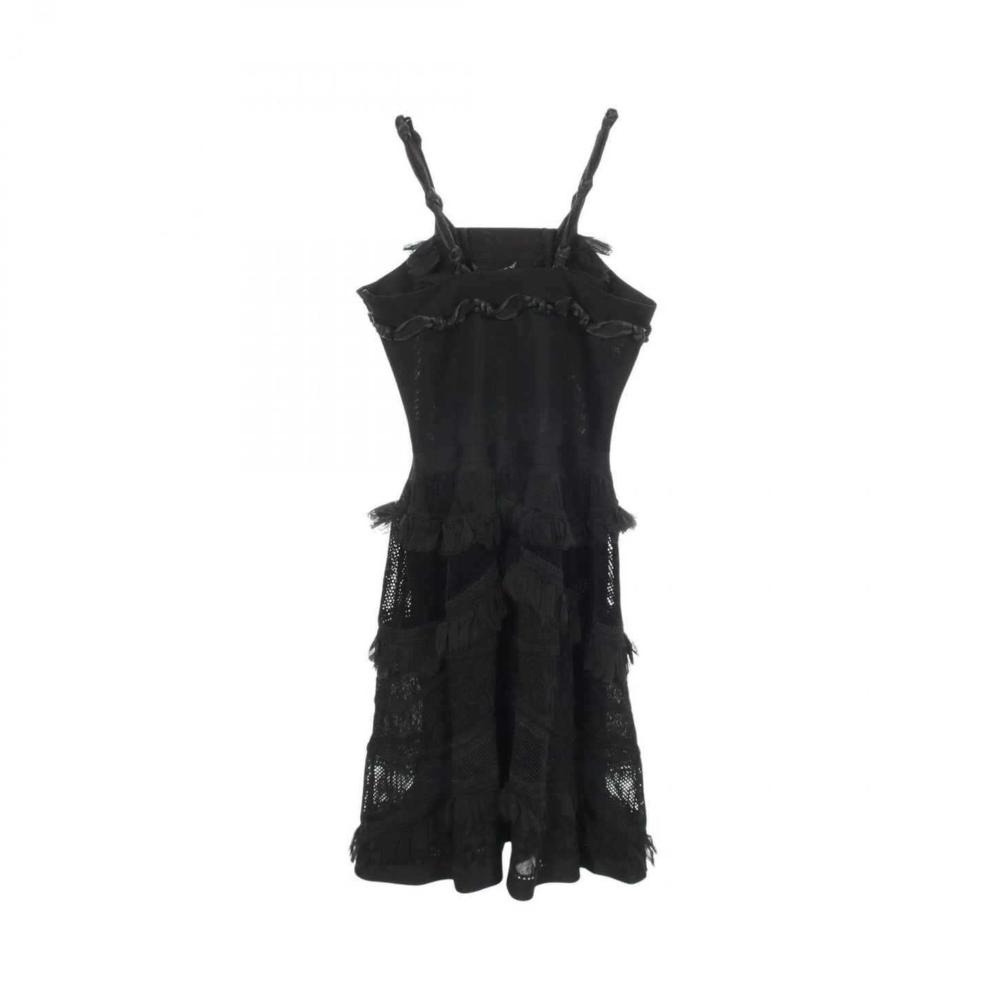 Chanel Dress CC Logo Button Le-s Black le — view 2