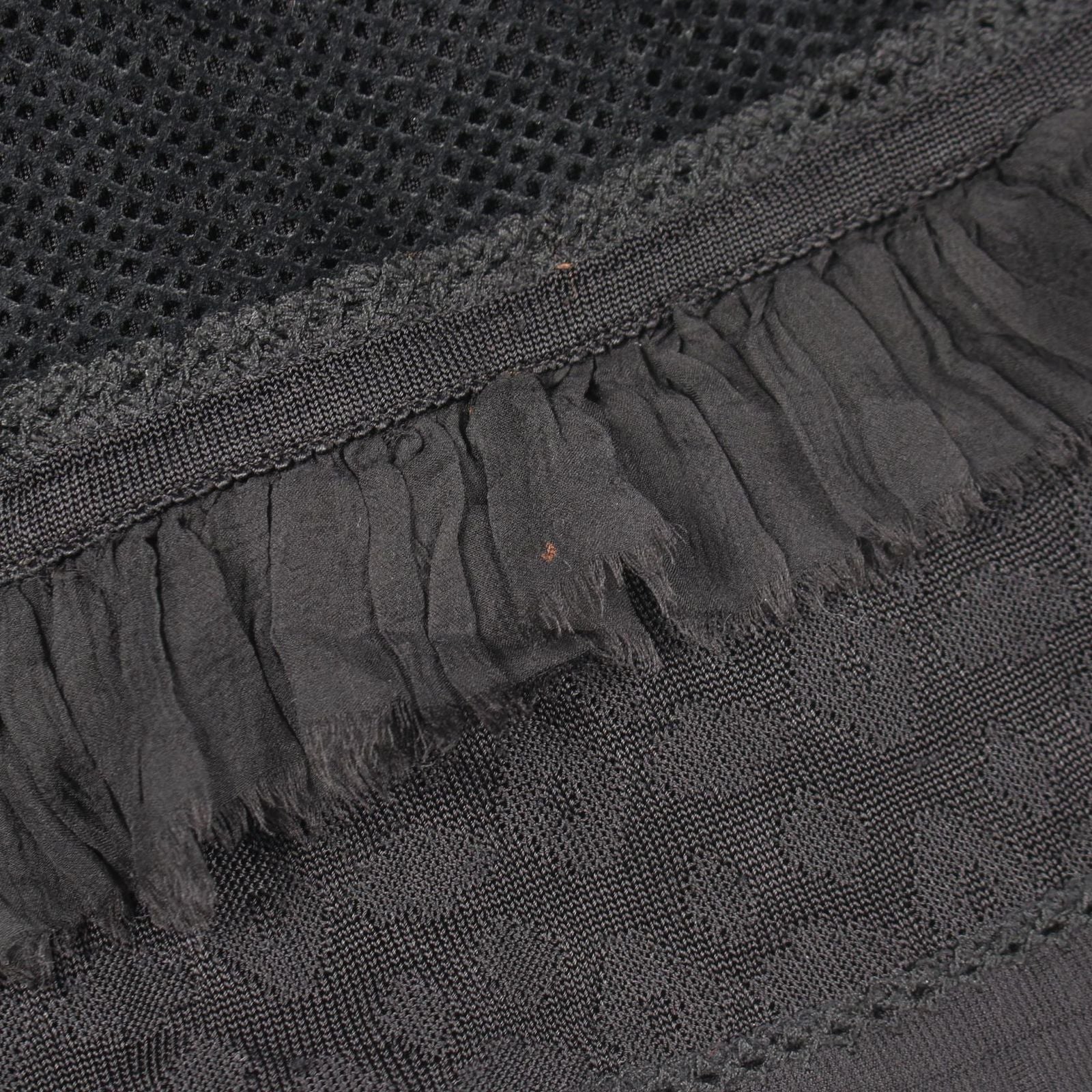 Chanel Dress CC Logo Button Le-s Black le — view 7